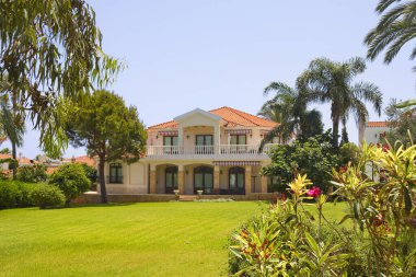  Kıbrıs Rum Kesimi 'nin Protaras kentindeki özel villa manzarası
