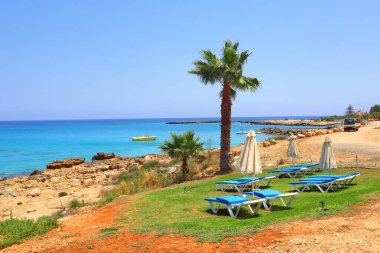 Kıbrıs, Protaras 'ta şirin plaj