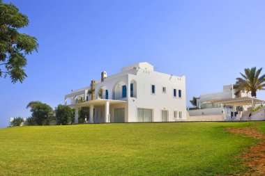 Kıbrıs Rum Kesimi 'nin Protaras kentindeki özel villa manzarası