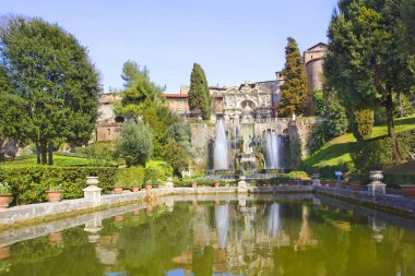İtalya, Tivoli 'deki Villa d' Este Parkı