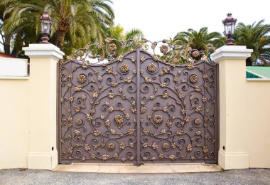Fransa 'nın Saint-Jean-Cap-Ferrat şehrinde lüks bir kapı yapıldı.