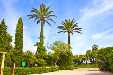 Saint-Jean-Cap-Ferrat, Fransa 'daki Villa Emiri de Rothschild Parkı