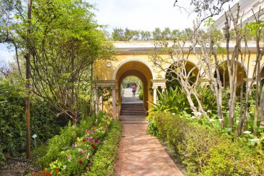 Saint-Jean-Cap-Ferrat, Fransa 'daki Villa Emiri de Rothschild Parkı