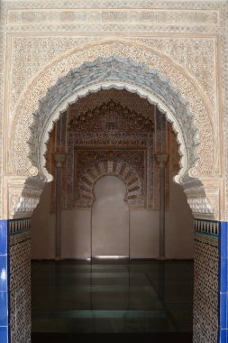 İspanya, Granada 'daki Madrasa Sarayı' nın içi