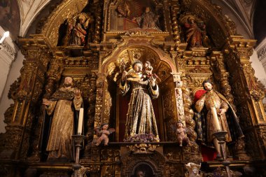 İspanya, Seville 'deki Santa Mara Magdalena Kraliyet Kilisesi.