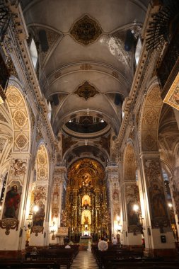 İspanya, Seville 'deki Santa Mara Magdalena Kraliyet Kilisesi.