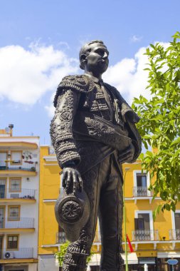 İspanya, Sevilla 'daki Joselito el Gallo anıtı.