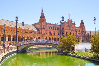 Seville, İspanya İspanya'nın Meydanı
