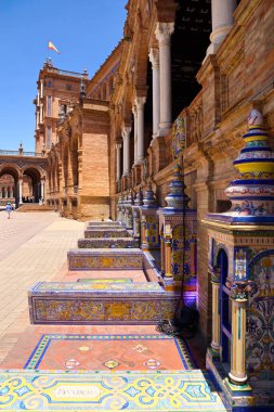 Seville, İspanya İspanya'nın Meydanı