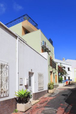 Portekiz 'in Albufeira şehrinin dar sokakları