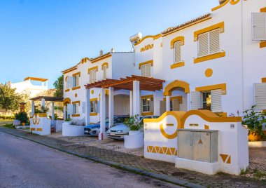 Lagos, Algarve, Portekiz 'deki modern tipik villa