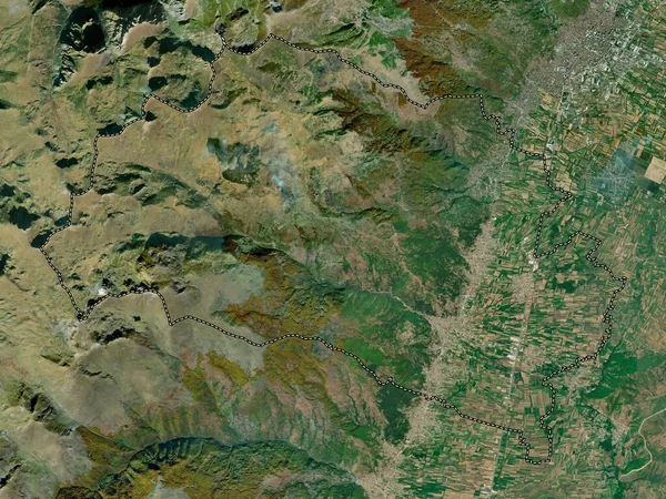 Боговинье Муниципалитет Македонии Карта Высокого Разрешения — стоковое фото