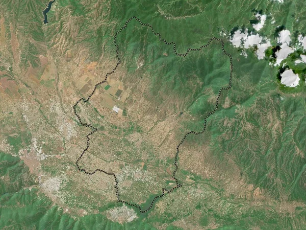 Bosilovo Município Macedónia Mapa Satélite Alta Resolução — Fotografia de Stock