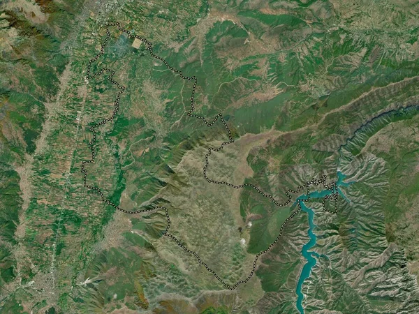 Brvenica Makedoniens Kommun Högupplöst Satellitkarta — Stockfoto