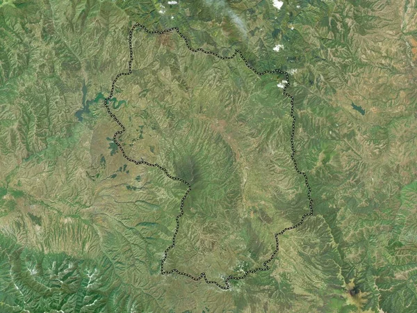 Delcevo Município Macedónia Mapa Satélite Alta Resolução — Fotografia de Stock