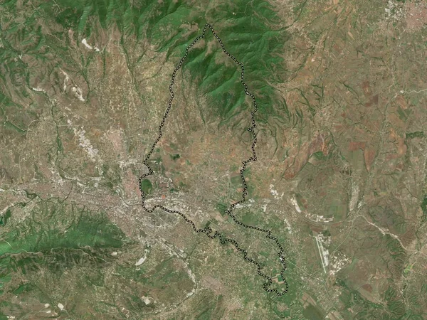 Гази Баба Муниципалитет Македонии Карта Высокого Разрешения — стоковое фото