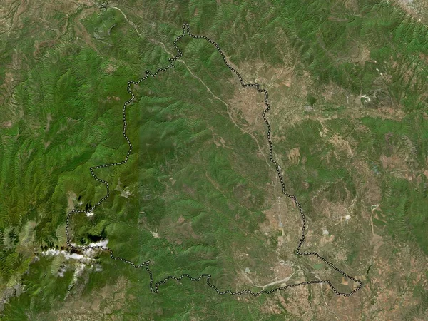 Gevgelija Municipio Macedonia Mapa Satélite Alta Resolución — Foto de Stock