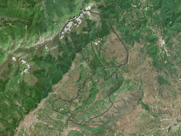 Jegunovtse Makedoniens Kommun Lågupplöst Satellitkarta — Stockfoto