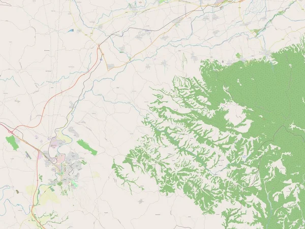 Karbinci Gemeinde Mazedonien Open Street Map — Stockfoto