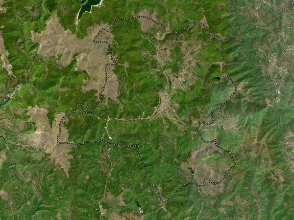 Kicevo Comune Della Macedonia Mappa Satellitare Alta Risoluzione — Foto Stock