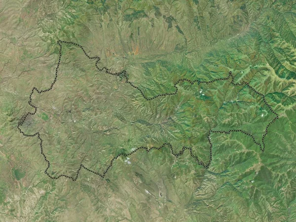 Kratovo Municipio Macedonia Mapa Satélite Alta Resolución — Foto de Stock