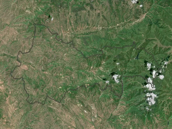 Kratovo Makedonya Belediyesi Düşük Çözünürlüklü Uydu Haritası — Stok fotoğraf