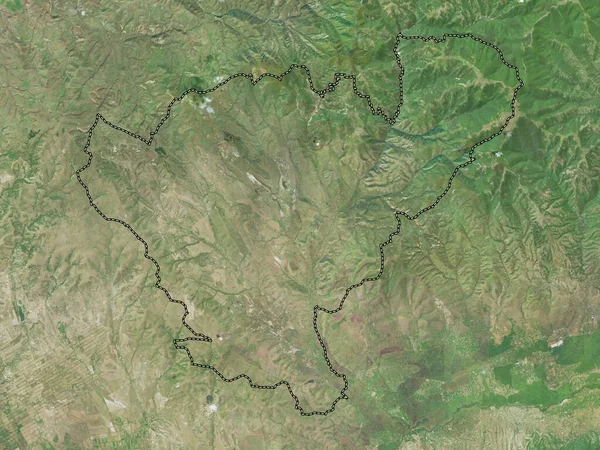 Probistip Município Macedónia Mapa Satélite Alta Resolução — Fotografia de Stock