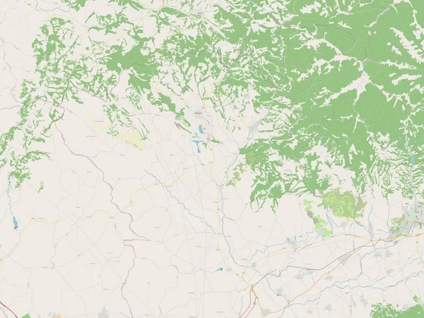 Probistip Gemeinde Mazedonien Open Street Map — Stockfoto