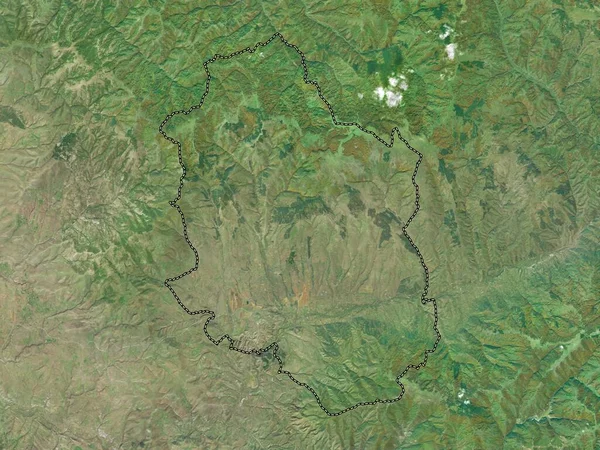 Rankovce Município Macedónia Mapa Satélite Alta Resolução — Fotografia de Stock