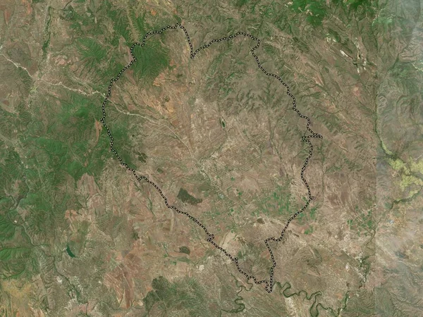 Sveti Nikole Obec Makedonie Satelitní Mapa Vysokým Rozlišením — Stock fotografie