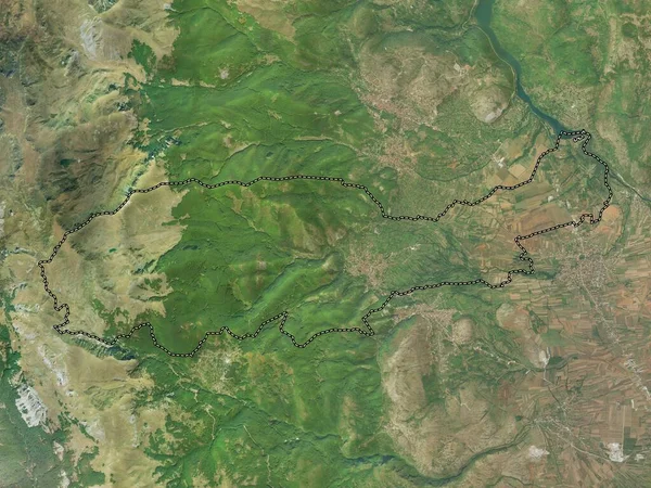Вевкани Муниципалитет Македонии Карта Высокого Разрешения — стоковое фото