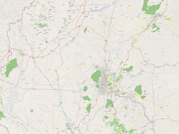 Блантайр Район Малаві Відкрита Карта Вулиць — стокове фото