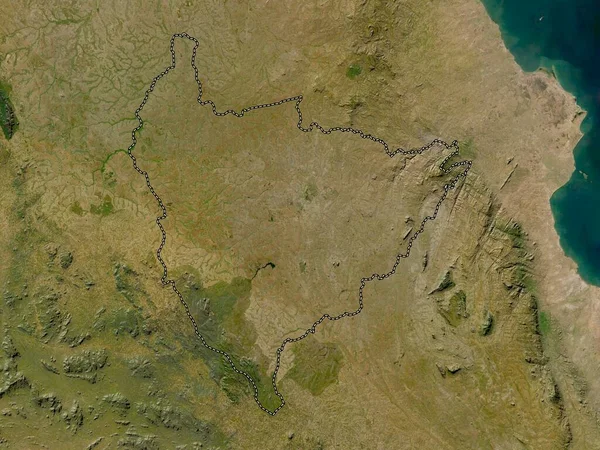 Lilongwe Dzielnica Malawi Mapa Satelitarna Niskiej Rozdzielczości — Zdjęcie stockowe