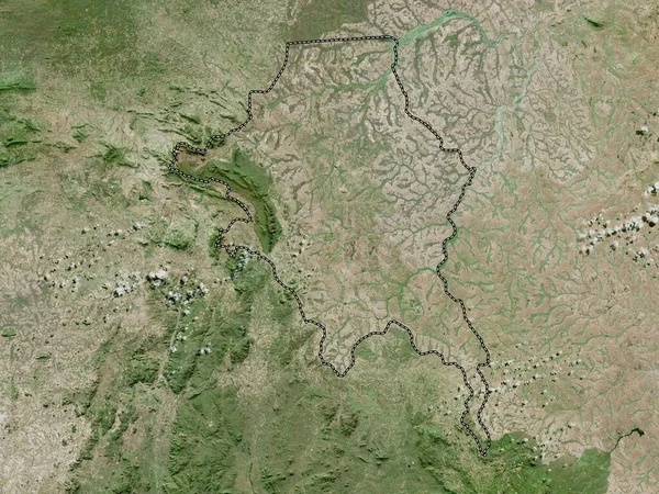 Mchinji Distretto Del Malawi Mappa Satellitare Alta Risoluzione — Foto Stock