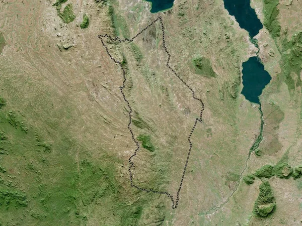 Нчеу Район Малаві Супутникова Карта Високої Роздільної Здатності — стокове фото