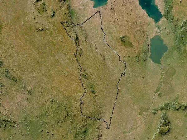 Ntcheu Distrik Malawi Peta Satelit Resolusi Rendah — Stok Foto