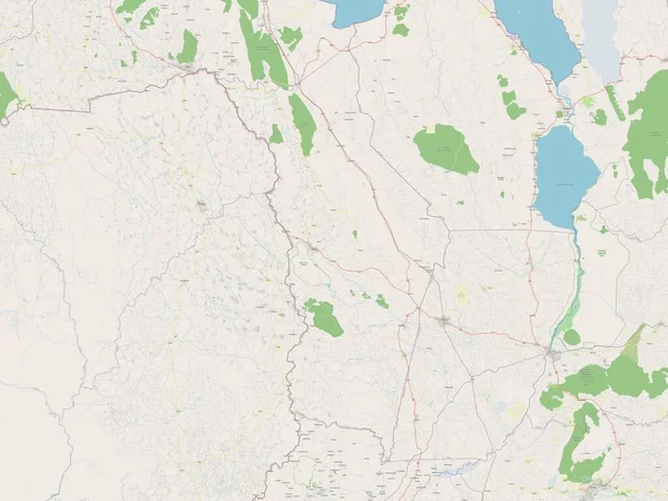 Ntcheu Bezirk Von Malawi Open Street Map — Stockfoto