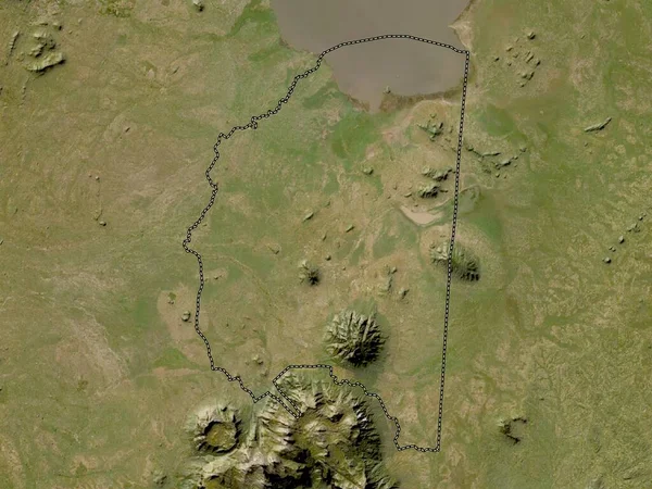 Phalombe Distrito Malawi Mapa Satelital Baja Resolución — Foto de Stock