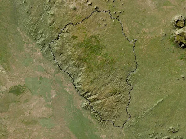 Thyolo Distriktet Malawi Lågupplöst Satellitkarta — Stockfoto