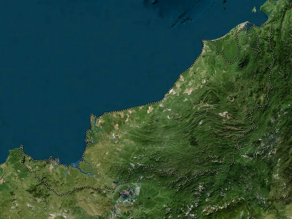 Sarawak Bundesstaat Malaysia Hochauflösende Satellitenkarte — Stockfoto