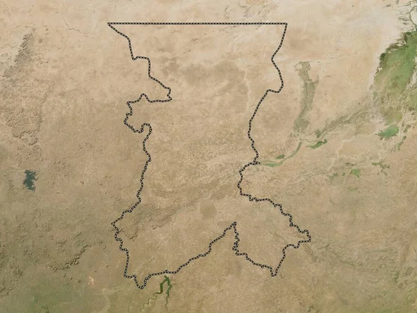 Koulikoro Regio Mali Satellietkaart Met Lage Resolutie — Stockfoto