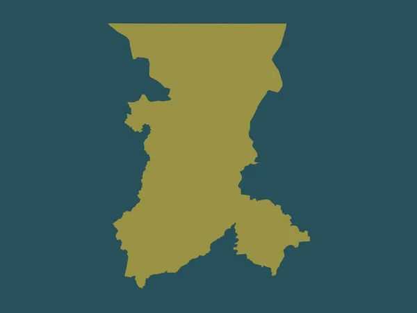 コリコロ マリ共和国の地方 単色形状 — ストック写真