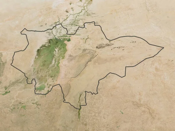 Mopti Regionen Mali Lågupplöst Satellitkarta — Stockfoto