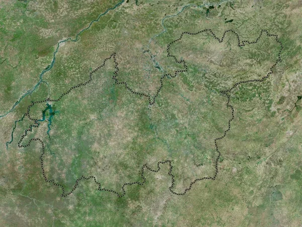 Sikasso Regionen Mali Högupplöst Satellitkarta — Stockfoto