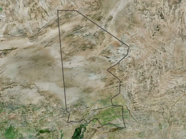 Timbuktu Regione Del Mali Mappa Satellitare Alta Risoluzione — Foto Stock
