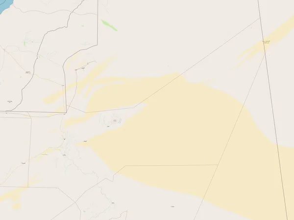 Адрар Регіон Мавританії Відкрита Карта Вулиць — стокове фото