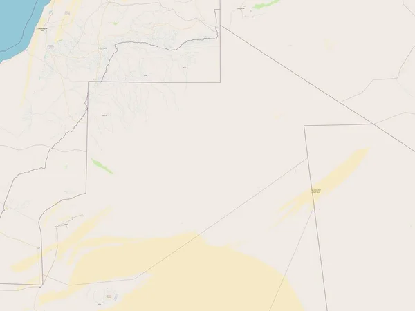Tiris Zemmour Регіон Мавританії Відкрита Карта Вулиць — стокове фото