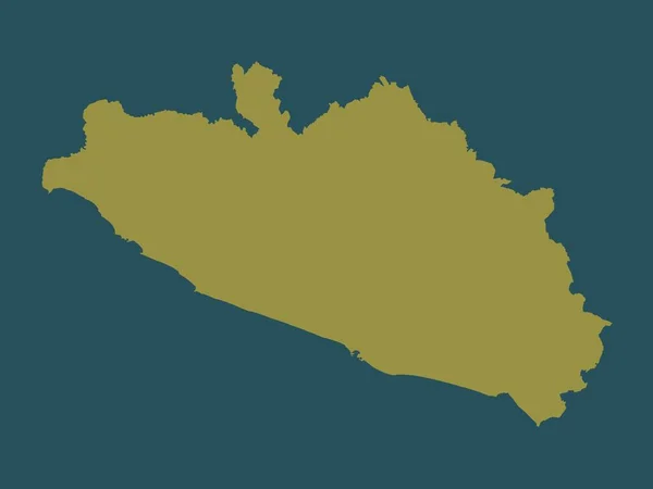 メキシコのゲレロ州 単色形状 — ストック写真