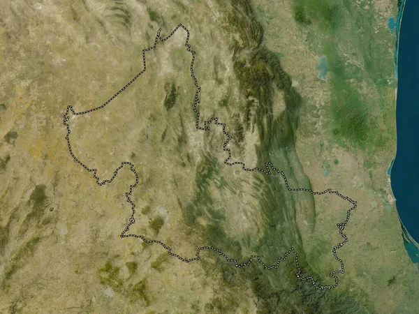 Сан Луис Потоси Штат Мексика Карта Низкого Разрешения — стоковое фото