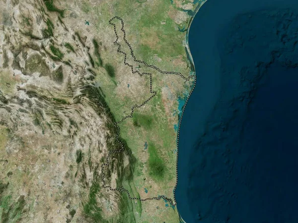 Tamaulipas Delstaten Mexiko Högupplöst Satellitkarta — Stockfoto